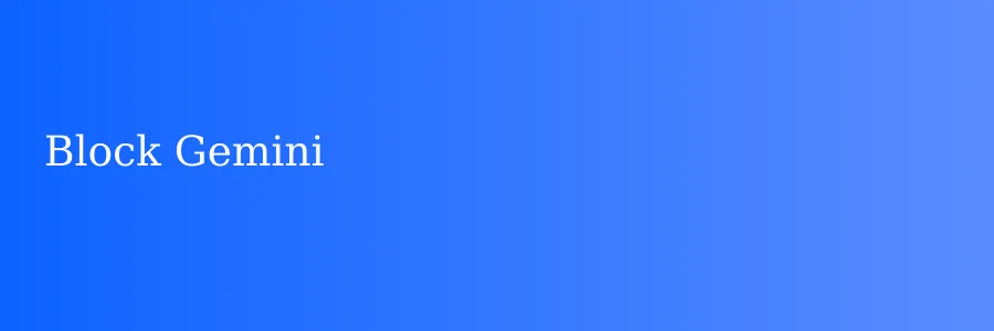 Block Gemini logo